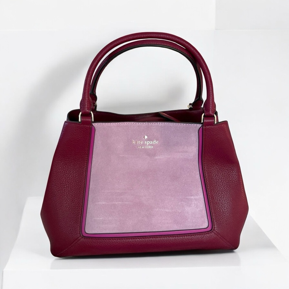 Kate Spade Plum and Lilac Satchel